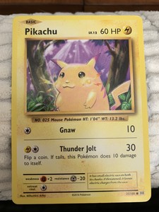 Pikachu Basic Pokemon Card 2016 35/108 | eBay