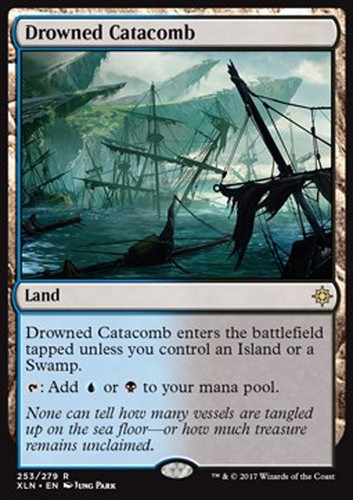 MTG DROWNED CATACOMB FOIL EXC - CATACOMBE ALLAGATE - XLN - MAGIC - 第 1/1 張圖片
