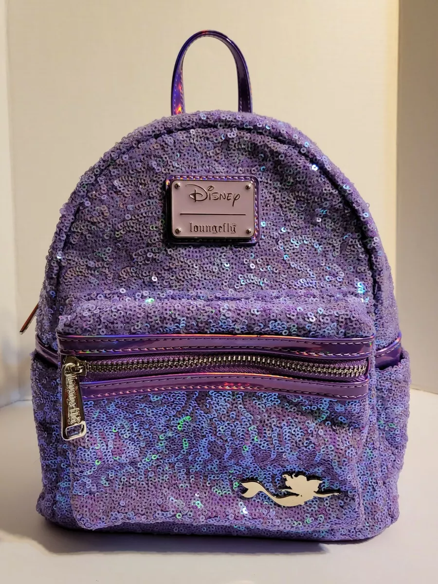 Little Mermaid Ariel Sequins Loungefly Mini Backpack (Under the