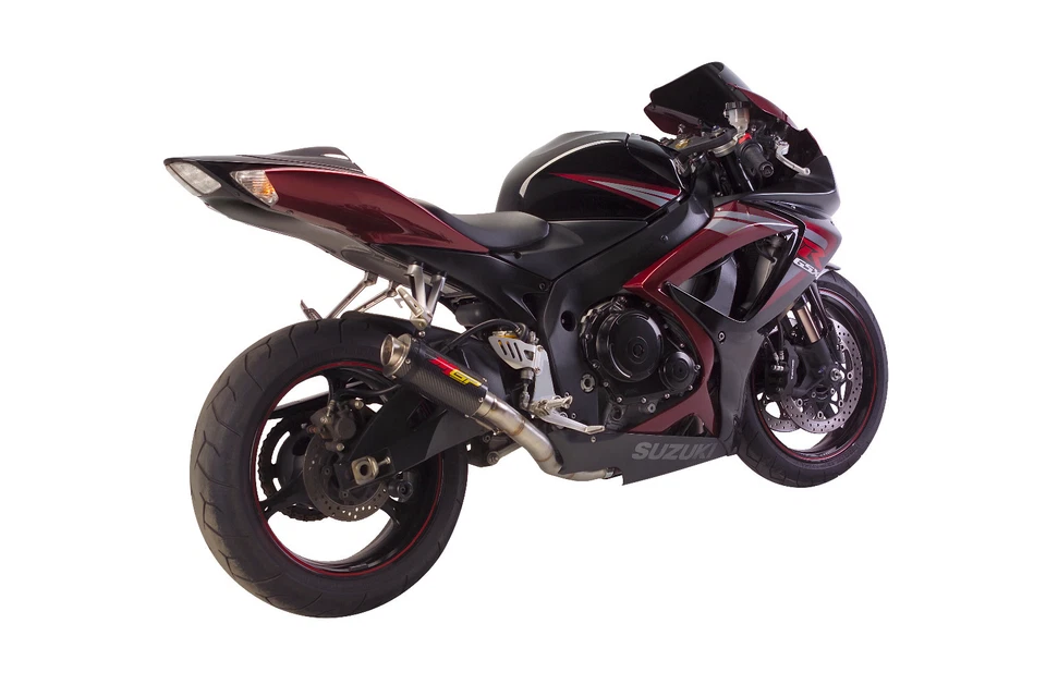 GSXR600 GSXR750 MGP 2006-2007 escape de fibra de carbono deslizable Hotbodies carreras Foto 2 de 3