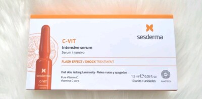 SESDERMA C-VIT Intensiv Serum Flash Effect 1,5 ml × 10 Stück Ablaufdatum 07/2027   