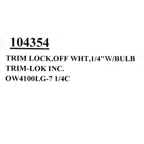 Trim-Lok Boat Trim Lock Seal OW4100LG7 1/4C | 104354 Tracker 1/4" (Ft) - Bild 3 von 3
