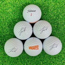 24 Titleist Tiger Woods Signature Wheaties Used Golf Balls 5A Mint Condition