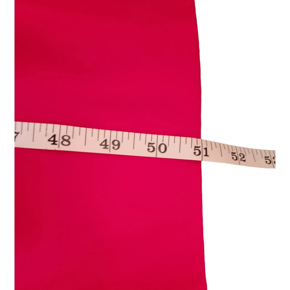 Vestido Miss Dorby Mujer Talla 12 Botones Midi Rojo Manga Corta Bolsillos Foto 3 de 4