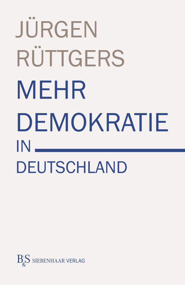Thumbnail - Jürgen Rüttgers | Mehr Demokratie In Deutschland | Buch | Deutsch