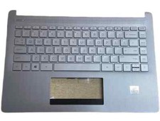 For HP 14-DQ 14S-DQ 14S-DR 14Z-FQ TPN-Q221 Palmrest Cover English Keyboard