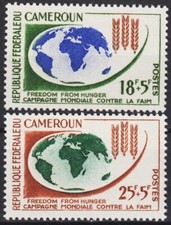 Cameroon 1963 FAO FFH Freedom From Hunger Wheat Crops Food UN 2v MNH/1