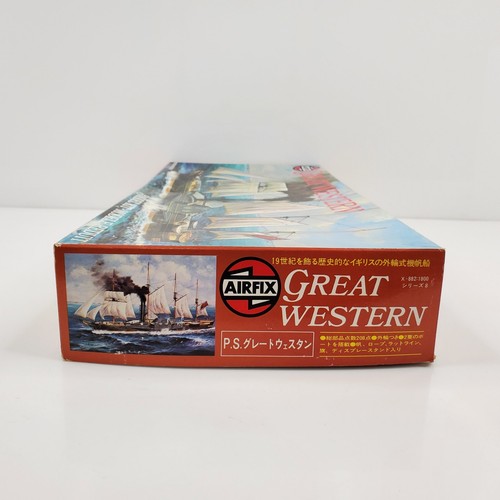Vintage 1980 Airfix Great Western Ship Boat Model Kit 08252-3 - Picture 6 of 7