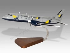 BAe ATP West Air Europe Sweden Desk Wood Airplane New Model Large Scale 1/72