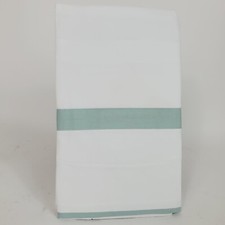 Pottery Barn Morgan Banded 400-Thread-Count Organic Percale Euro Sham Sea Glass