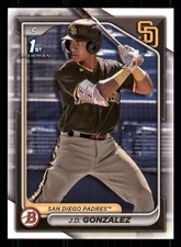 J.D. Gonzalez 2024 Bowman #BP-111 Prospects San Diego Padres