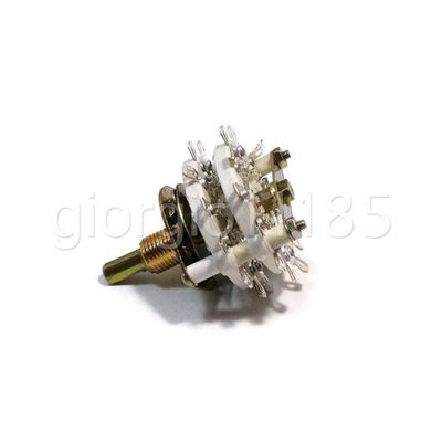 Interruttore Rotante Ceramico 4 Poli 5 Posizioni - Per Alimentazione RF, Stock USA