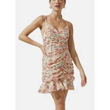 ASTR the Label Ruched Cami Mini Dress sz S.  Feminine, floral, flirty dress