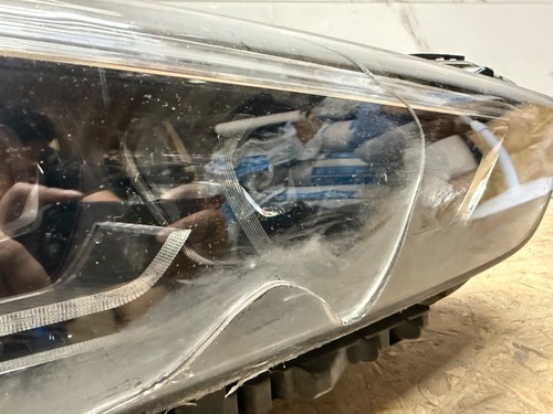 BMW X1 F48 LCI FACELIFT GENUINE DRIVER SIDE RIGHT HEADLIGHT HEADLAMP 5A01174-02 - Picture 7 of 8