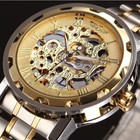 Superb Watch Skeleton Mechanical Man Bracelet Metal Promo*