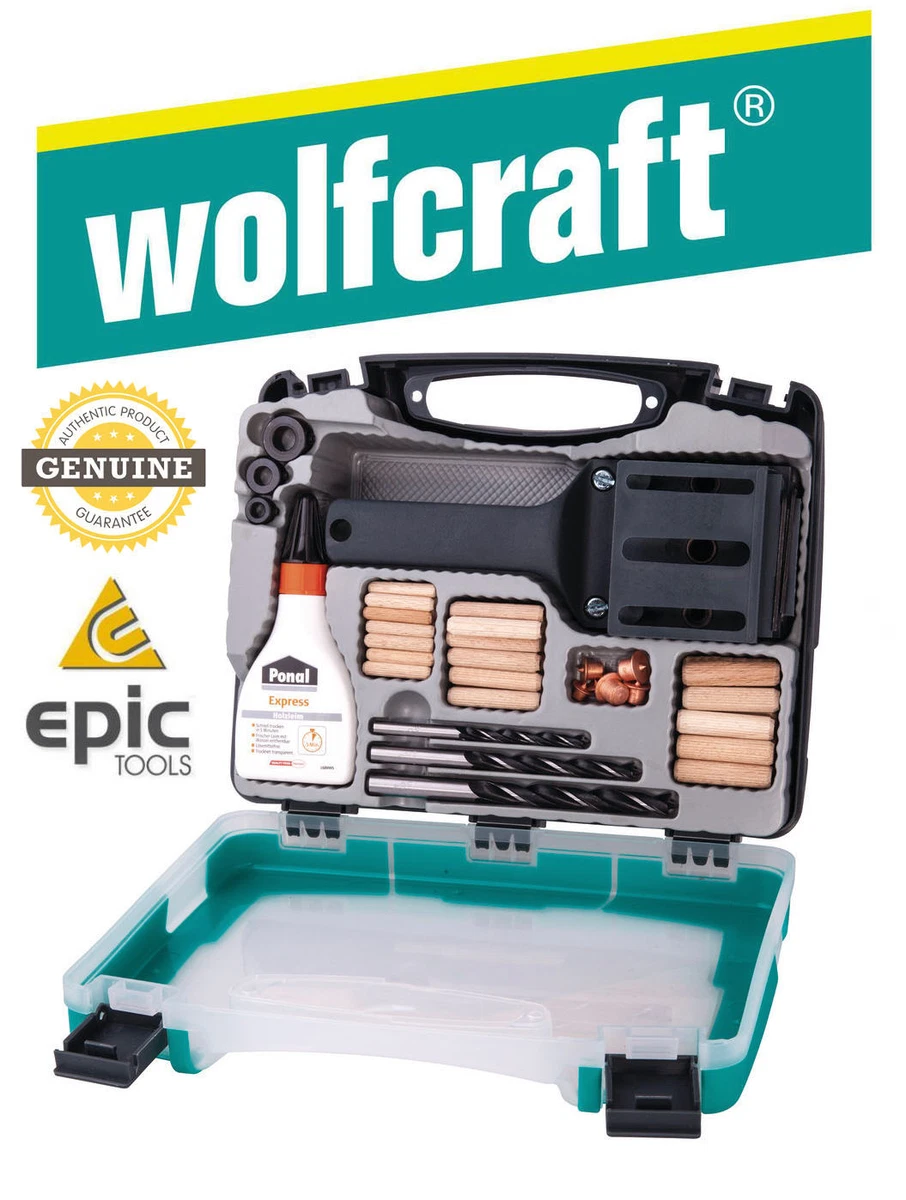 Wolfcraft universal dowel kit deals