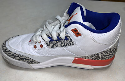 Nike Air Jordan 3 Retro (GS) White Blue Orange Black 398614-148