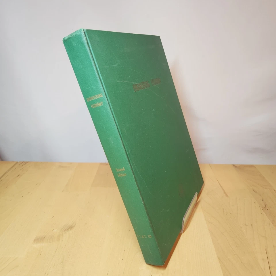 Engineering Economy - Principles, Cost Studies American Telephone 1963 Book - Image 2 of 4