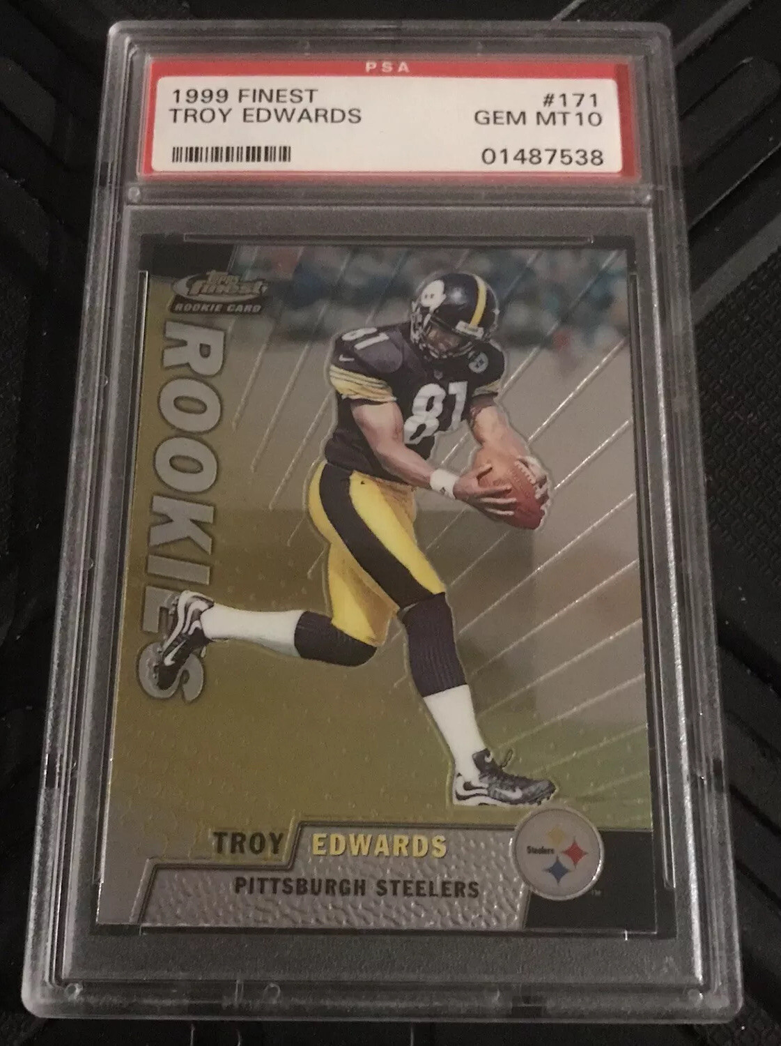 Troy Edwards Finest #171 Base