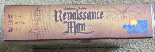 NEW & Sealed! RENAISSANCE MAN Board Game Rio Grande Games Anthony Rubbo - Picture 4 of 6