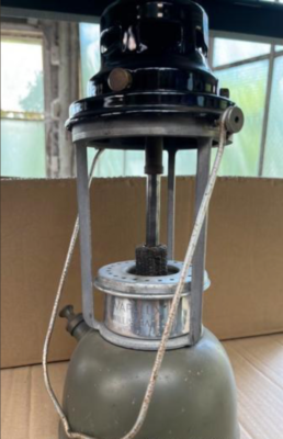 Vintage Original Willis Bates Vapalux Model 21C Paraffin Lamp 1972