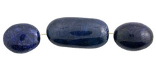 55.70 Carat Oval Three Oval Natural Blue Sapphire Gemstone Beads EBS411/102024