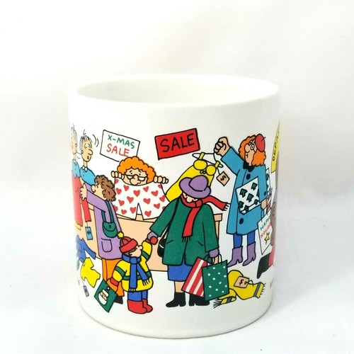 Vintage Russ Berrie Maybe Scrooge Had A Point Christmas Holiday Coffee Mug - Imagen 2 de 5