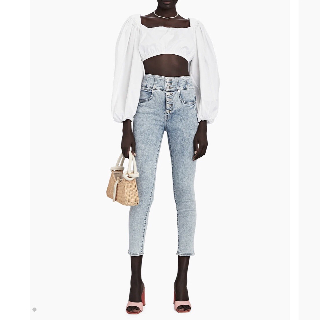 $298 VERONICA BEARD REVOLVE BUTTON FLY SKINNY JEA… - image 8