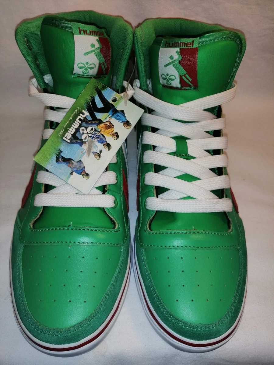 Perfervid Rektangel prototype High Tops HUMMEL Sneakers Size UK 7 Green Ribbon Red /white | eBay