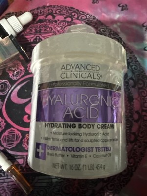 Advanced Clinicals Anti-aging Hyaluronic Acid Hydrating Body Cream