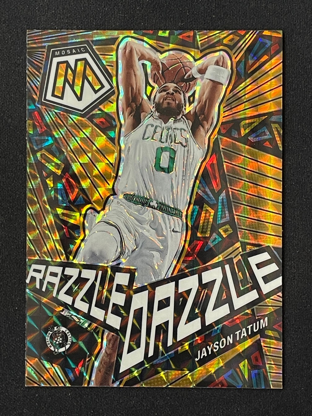 Jayson Tatum 2022-23 Panini Mosaic Razzle Dazzle #14
