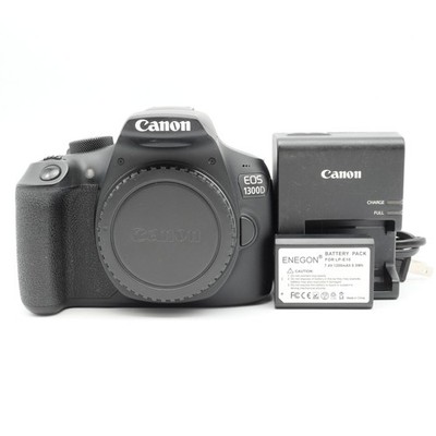 EXC+ Canon EOS 1300D DSLR Camera - Black (Body Only) #876
