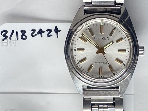 CITIZEN 53-8019 Vintage 21Jewels Acero Inoxidable Resistente al Agua Antimagn... - Imagen 12 de 12