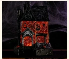 Cracker Barrel Haunted House Glitter Globe new