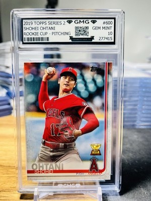 2019 Topps Series 2 Shohei Ohtani Rookie Cup #600 GMG Graded 10
