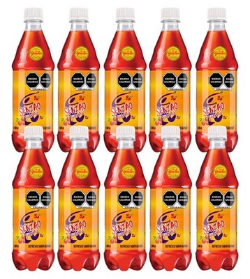 Paquete De 12 Refrescos  Senzao Sabor Guaraná De 600 Ml C/u