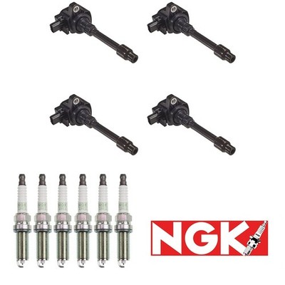 6 Ignition Coil & 6 NGK Spark Plug for INFINITI G35 2007-2008 3.5L UF550