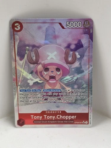 One Piece TCG Tony Tony Chopper OP08-007 Parallel Super Rare