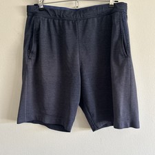 Uniqlo Men s Navy Zipped Pocket Pull On Active Shorts Sz M