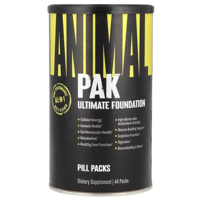 2 X Animal, PAK�, Ultimate Foundation, 44 Packs