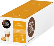 Image of NESCAFÉ Dolce Gusto Latte Macchiato Coffee Pods (Pack of 3, Total 90 Capsules)