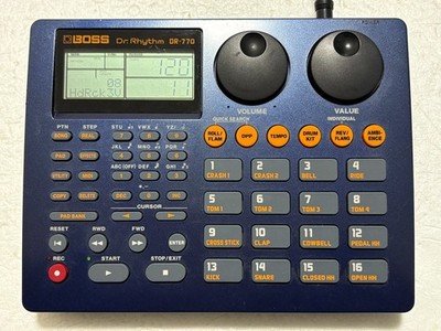 Boss DR-770 Dr.Rhythm Drum Machine Used with Adapter Used from