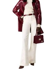J.Crew Wide-Leg Velvet Sailor Trouser Women's Size 29 Petite Ivory NEW