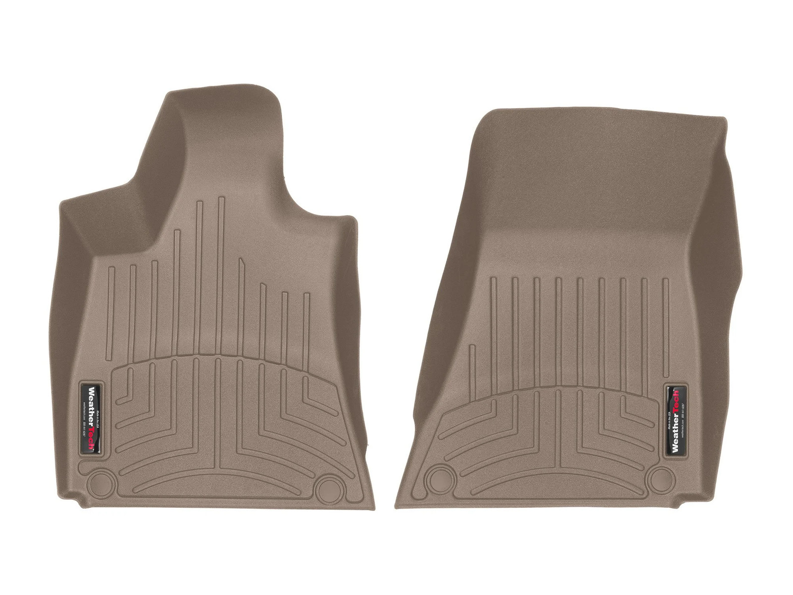 WeatherTech FloorLiner for 2017-2024 Maserati Ghibli - 1st Row, Tan