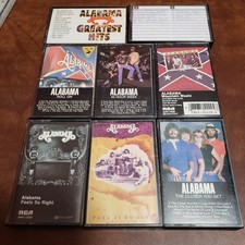 8 Alabama Cassette Tested Roll On, Feels So Right, Mountain Music, Greatest Hits