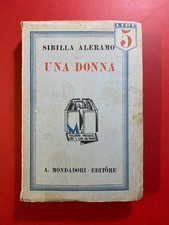 Sibilla ALERAMO - UNA DONNA Ed. Mondadori Libri Azzurri (1931)