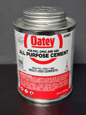 #ad #ad 8 Oz. Medium Milky All Purpose ABS CPVC PVC Pipe Cement Primer amp; Cleaner $13.98