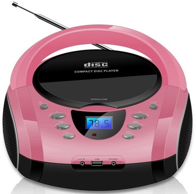 Tragbares CD-Radio Boombox Kinder Radio CD-Player Stereoanlage Kompaktanlage