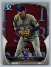 2023 Bowman Draft #BDC-55 Gavin Cross Chrome Refractor