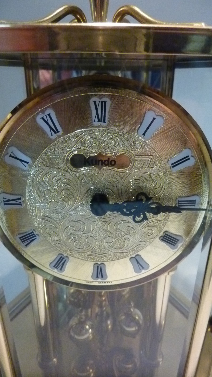 Kundo Quartz Anniversary / Carriage Clock Germany Kieninger Obergfell